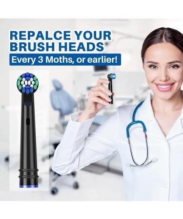 Replacement Oral-B Brush Heads 8 Pack - Classic Precision Clean for Genius Vitality Pro & More - Buy Online on GoSupps.com