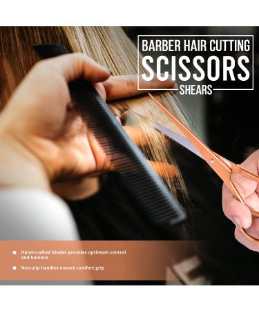 Utopia Care 6.5 Hairdressing Scissors - Premium Stainless Steel Salon Shears in Rose Gold for All Ages & Pets - Buy Online on GoSupps.com