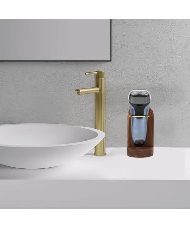 Linkidea Electrical Razor Holder | Self-Adhesive Wooden Wall Bracket & Organizer for Bathroom - Ideal Shower Storage Solution - Buy Online on GoSupps.com