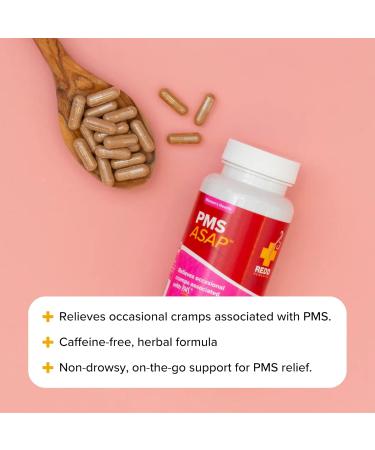 Redd Remedies, PMS ASAP, Includes Cramp Bark & Dong Quai, 60 Vegan Capsules - Buy Online on GoSupps.com
