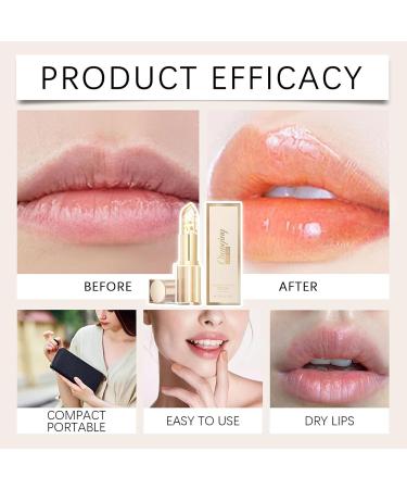  G n rique Color Changing Lipstick Plumping Lip Balm Gold Foil Tint Moisturizing Formula Dewy Finish 1-Pack for Day Night Makeup Dating Shopping Outdoor - Buy Online on GoSupps.com