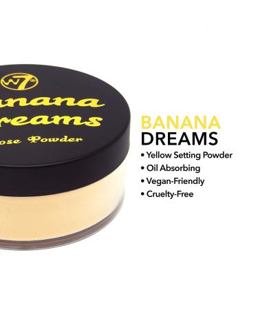 W7 Banana Dreams Loose Setting Powder - Weightless Yellow Blurring Powder - 1 Count - Buy Online on GoSupps.com