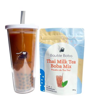 Instant Bubble Tea Powder Drink Mix - 240g - Thai Milk Tea