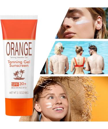  Generisch Tanning Gel | Intense Tanning Gel 88g for Women | Tanning Accelerator for Sunbeds and Outdoor Sun Protection | Sun Protection with SPF 30 Tanning Butter for the Beach - Buy Online on GoSupps.com