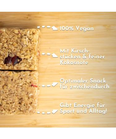  Foodtastic Foodtastic Power Cake Cherry Energy Bar (30 x 120 g) | Delicious & Juicy | Handmade Oatmeal Flapjack | 30 Count - Buy Online on GoSupps.com