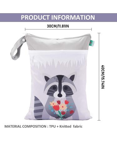 SEAUR Dry Wet Bag - Big Baby Diaper Bag for Kindergarten | Reusable & Washable Travel Bag for Swimming & Gym - 30x40cm - Buy Online on GoSupps.com