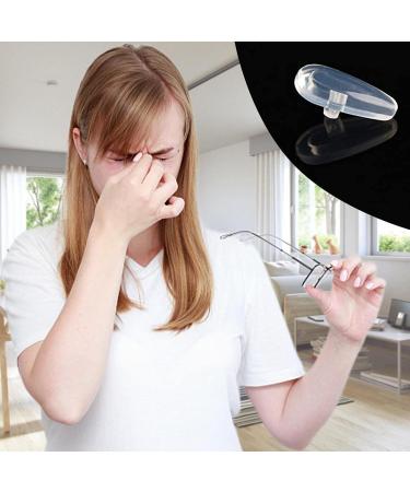 Bexdug Nasal Pads for Glasses - 5 Pairs Silicone Anti-Slip Nose Cushions | Glasses Repair Set for Men & Women - Buy Online on GoSupps.com