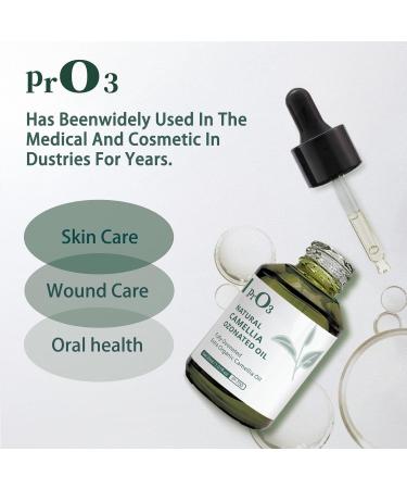 PrO3 Fully Ozonated Camellia Oil-100% Pure Ozone Oil-1 OZ-Glass Dropper Bottle-Organic Natural for Skin Care Essence Oil- Rich in Reactive Oxygen. - Buy Online on GoSupps.com
