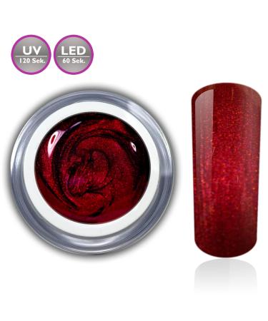 Premium Red Metallic & Glitter Color Gel Set - 5 x 5ml LED UV Nail Gels for Stunning Nail Designs | RM Beautynails - Buy Online on GoSupps.com