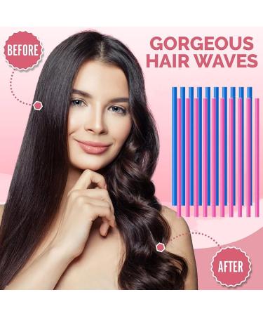 HLKQAO Foam Hair Rollers 20 Pcs Hair Curlers Rods set Flexible Lightweight Soft Foam Styling Hair Rollers Hair Styling Curling Sticks for Hair Salon or DIY Styling Hairdressing Rollers(Random color) B-12mm*10pcs+8mm*10pcs - Buy Online on GoSupps.com