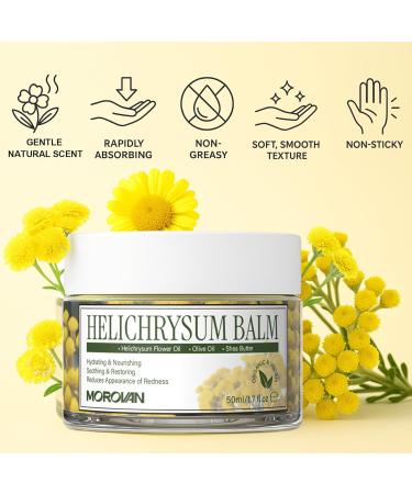 Morovan Elderly Bruise Balm Helichrysum: Multi-Purpose Skin Balm for Bruises Veins Burns & Redness from Activity & Aging Promotes Healing & Circulation for Men & Women - Buy Online on GoSupps.com