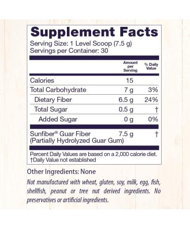 Healthy Origins Fiber All Natural Non-GMO 7.9 Ounce - Digestive Health Support - Buy Online on GoSupps.com
