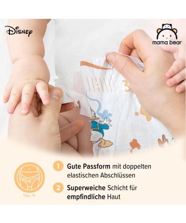 Shop Mama Bear Disney Ultra Dry Diapers Size 3 (4-9 kg) - 172 Count Monthly Box - Fast International Shipping - Buy Online on GoSupps.com