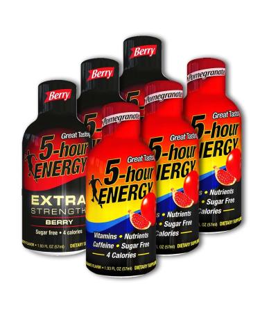 5 Hour Energy 12 Extra Strength Berry + 12 Pomegranate 24 Count
