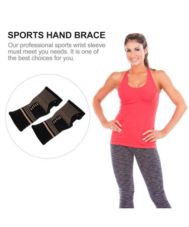 FRCOLOR 3 Pairs High Elastic Wristbands - Cycling & Sports Wrist Brace for Indoor/Outdoor Use | Mx3pcs Black - Buy Online on GoSupps.com
