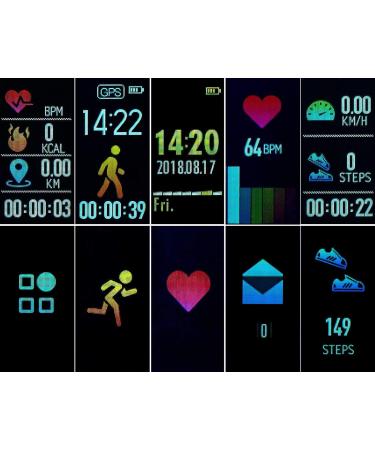 Newgen Medicals Fitness GPS Bracelet - XL Color Display 6 Sports Modes IP67 Waterproof - Buy Online on GoSupps.com