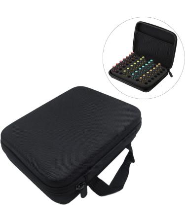 63 Compartment Portable Essential Oils Storage Bag - Large Capacity Anti-Crash Design for Travel - Black - Buy Online on GoSupps.com