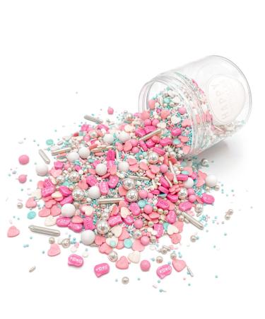 Happy Sprinkles - Sprinkles - New - Hugs and Kisses Sprinkle Mix - 90g
