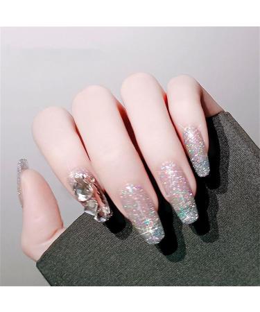 High Density Glitter Nail Polish 12 Colors Reflective Glitter Gel Nail Polish Set Holographic Glitter Nail Polish Manicure Set for Nail Art DIY Manicure and Pedicure at Home (Color : Sz01) - Buy Online on GoSupps.com