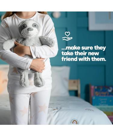 LIVIVO Large Hot Water Bottle with Animal Style Microfiber Fleece Cover - 1L Sloth Design for Quick Heat and Comforting Pain Relief - Buy Online on GoSupps.com