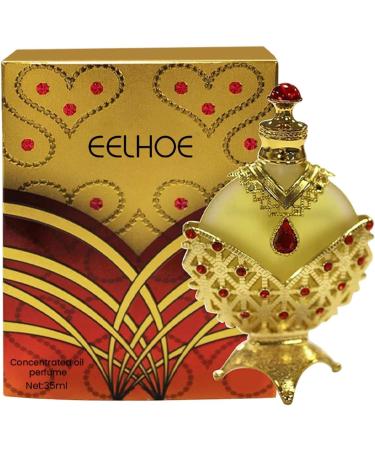 RZJZGZ Gold Concentrated Perfume Oil Long Lasting Arabian Women Perfume Retro Perfume Essential Oil (1.18Ounce)