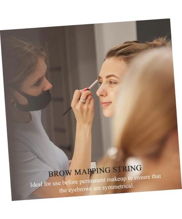 Healeved 3pcs ink Makeup Tools line ruler brow stencil Eyebrow Measuring Tool rotary brows tool 7.5x4.5cmx3pcs Blackx3pcs - Buy Online on GoSupps.com