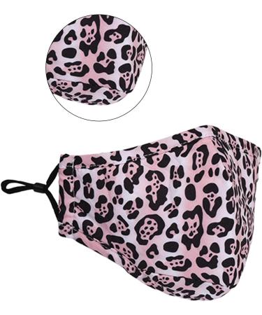 Waschbar Wiederverwendbar Baumwolltuch - 3 Schichten Grau & Weiß Leoparden Druck | One Size Fits Most - Internationaler Versand Verf gbar - Buy Online on GoSupps.com
