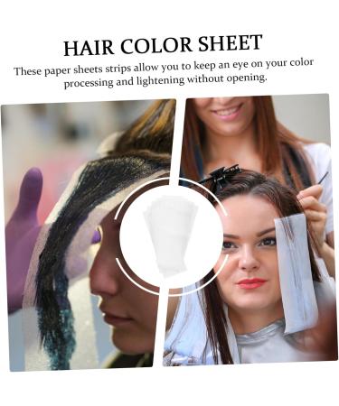 DOITOOL 50 Sheets tool Hair Coloring Dye Paper hair dye foam perm papers for hair hairdressing tool Hair Salon Supplies hair dye stickers hair comb Paper piece of paper - Buy Online on GoSupps.com
