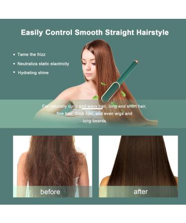 Buy Hair Straightener Brush - Electric Anti-Scald Hot Comb with 4 Temp Settings Fast Heating & 360 Swivel Cord - Ideal for Women - International Shipping Available - Buy Online on GoSupps.com