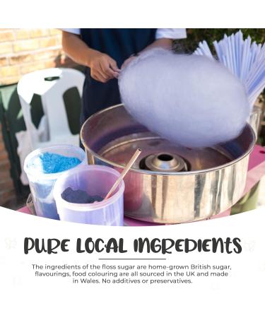 Baking Beauty and Beyond Premium Purple Rain Flavored Cotton Candy Floss Sugar 800g - Natural Ingredients for Every Occasion - Buy Online on GoSupps.com