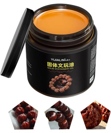 Leather Cream & Conditioner 120g Restorative Polishing Cleanser Wax | Natural and Protective Wood Wax Restorative Polishing Cleanser Wax for Jade Orange1 - Buy Online on GoSupps.com