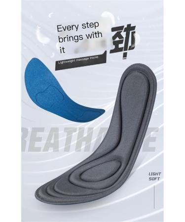 Heightened Insole Sports Cushion - Multi-Color Multi-Size Arch Support Breathable Comfort (Gray Size 37-38) - Ideal for Spring & Summer - Buy Online on GoSupps.com