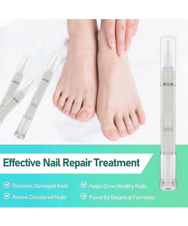 6-Piece Nail Care Pen Set | Nail Repair & Health Treatment with Tea Tree Oil Vitamin E & Aloe Vera for Perfectly Groomed Fingernails - Buy Online on GoSupps.com