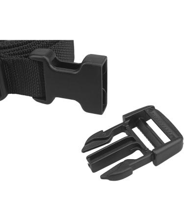 XTACER 1 Inch Molle Backpack Accessory Strap - Black 40 Inches | Luggage & Sleeping Bag Strap with Buckle - Buy Online on GoSupps.com