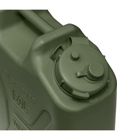 Scepter 05177 Military Water Container - 5 Gallon (20 Litre) Green Food Grade Jug for Camping and Emergencies - Buy Online on GoSupps.com