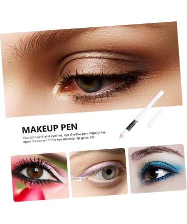 Angoily 24pcs Eyeliner Pencil Eyeshadow White Pencil Makeup Tools Eyeliner Cosmetics Wooden Pole Brush Woman - Buy Online on GoSupps.com