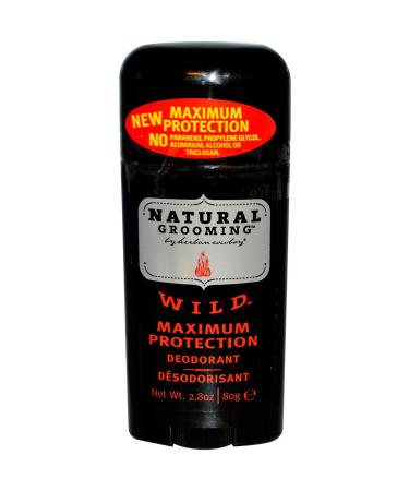 Grooming by Herban Cowboy Men's Natural Deodorant Wild - 2.8 oz, 4 pack