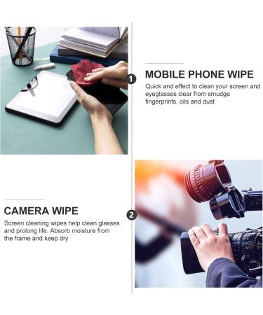 Exceart 12-Piece Microfiber Phone & Glasses Cleaning Cloth Set - Ultimate Screen Cleaner Towels for Phones & Eyewear - Buy Online on GoSupps.com