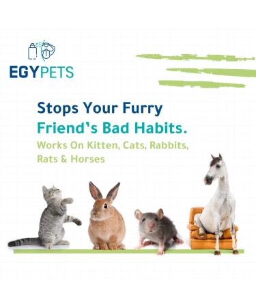 EGYPETS Cat Deterrent Spray - Indoor/Outdoor Repellent for Furniture, Plants & Floor - Anti-Scratch/Bite - Kitten Training Aid - 140ml - Buy Online on GoSupps.com