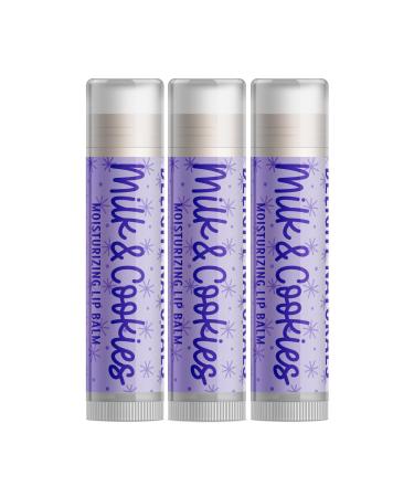 Delight Naturals Milk & Cookies Lip Balm - Set of Three