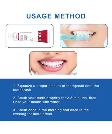Shop SP 8 Ultra Whitening Toothpaste - Brightening Probiotics Deep Cleaning Care & Fresh Breath (2 Pcs) - International Shipping Available - Buy Online on GoSupps.com