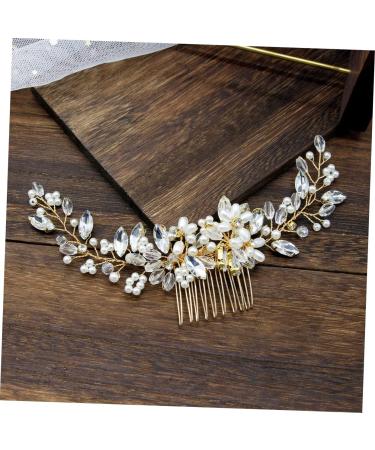 Housoutil Rhinestone Hair Comb Wedding Hair Comb Bridal Hair Comb Clip Flower Girl Hair Comb Wedding Hair Barrette Bridal Hair Accessories Combs Tiara Bride Hair up Rhinestones - Buy Online on GoSupps.com