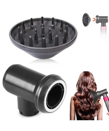 KiimSin Diffuser and Adaptor for Dyson Airwrap Styler HS01 HS03 HS05 for Dyson Diffuser Attachment Adapter Turn for Airwrap Styler Into A Hair Dryer Combination