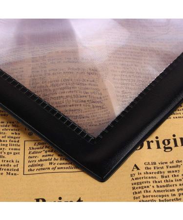 Jeanoko Reading Magnifier Magnifier Sheet PVC Bookmark Reading Aid A4 Full Page 3X Magnifying Tool for Elderly and People with Low Vision - Buy Online on GoSupps.com
