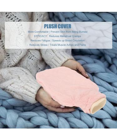 1500ml Rubber Hot Water Bottle - Plush Cover for Cramps & Hot Compress | Durable Thick Design for Instant Relief - Buy Online on GoSupps.com