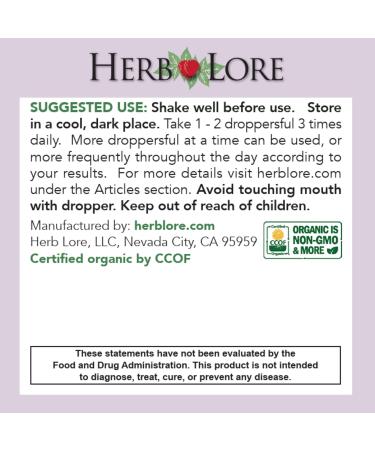Herb Lore Organic Nursing Tincture Liquid Lactation Support Drops to Increase Breast Milk Supply with Moringa and Fennel Fenugreek-Free Breastfeeding Supplement (4 fl oz) - Buy Online on GoSupps.com