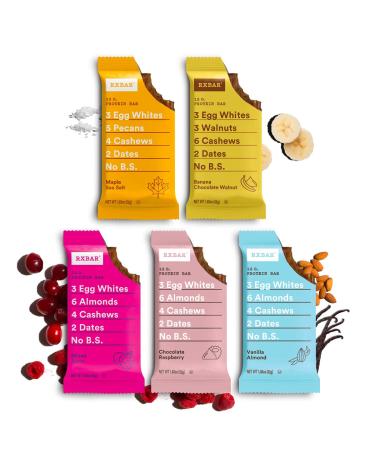 RXBAR Variety Pack - 30 Pack of 1.83 oz Gluten Free Protein Bars - Buy Online on GoSupps.com