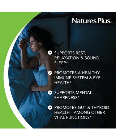 Nature's Plus Melatonin 5 mg - 90 Sleep Support Tablets for Better Rest - Buy Online on GoSupps.com