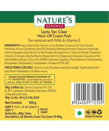 Nature's Essence Lacto Tan Clear 100 ML - Best Self-Tanning Lotion for Even Skin Tone | International Shipping Available - Buy Online on GoSupps.com