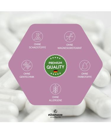 Skin Complex with Biotin Collagen & Hyaluron - 90 Capsules | Dietary Supplement for Skin Hair & Bones | Made in Germany - Buy Online on GoSupps.com